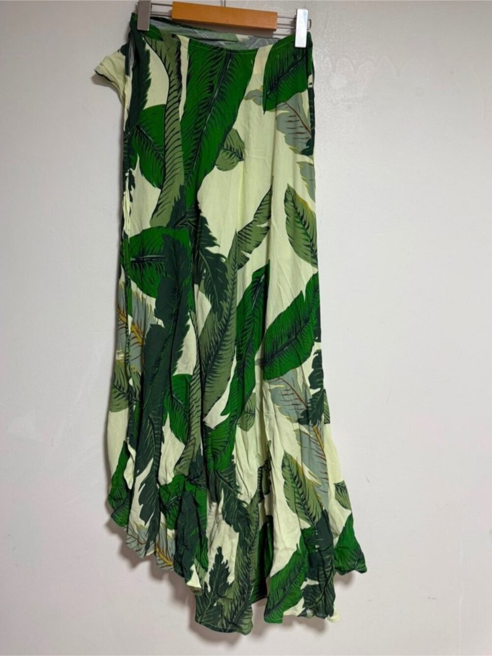 Beach Riot Tropical Palm Print Wrap Maxi Skirt - Picture 4 of 6